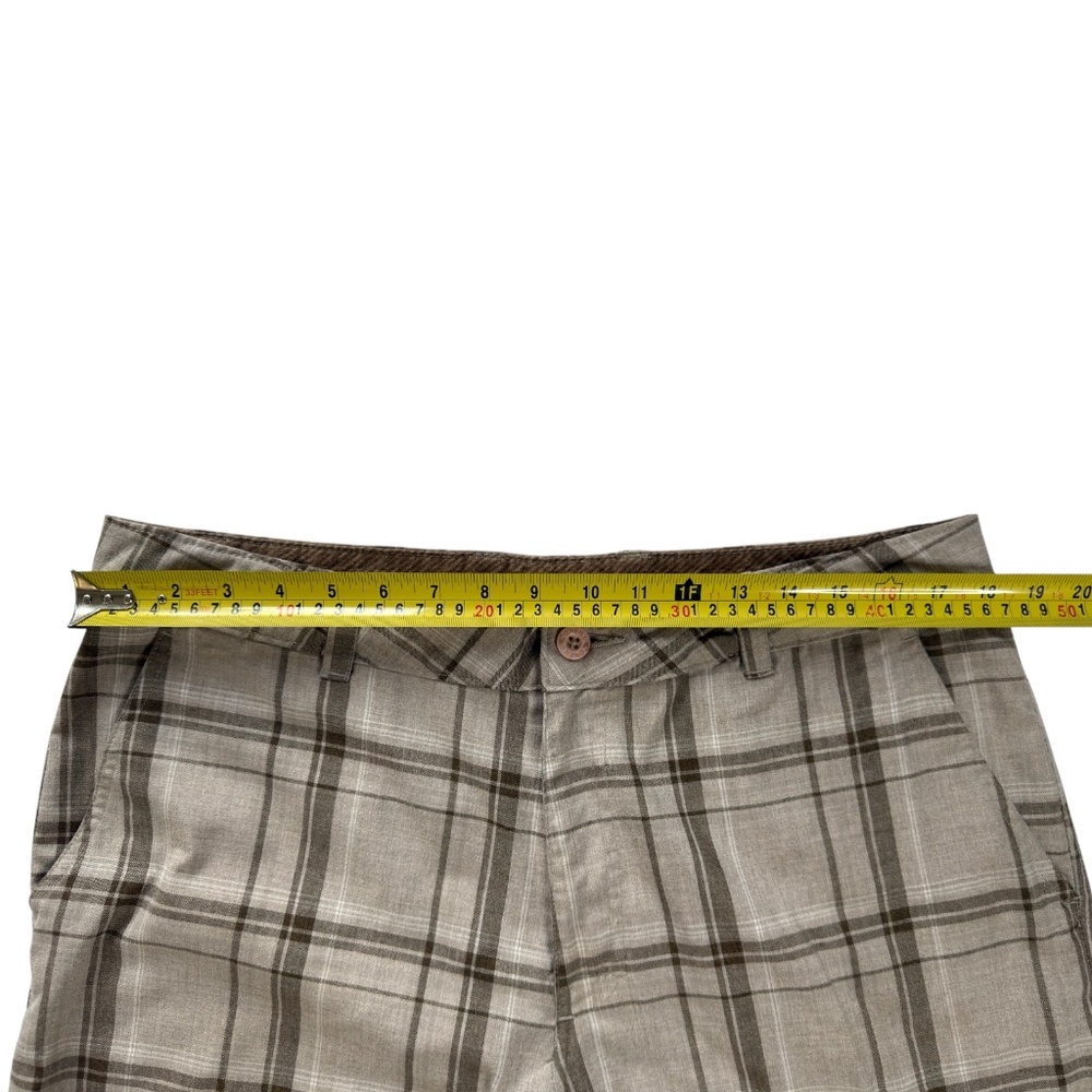 O'Neill Flat Front Plaid Casual Shorts Men's 36 Beach Preppy Vacation Outdoors - Picture 9 of 11